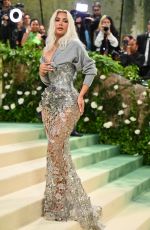KIM KARDASHIAN at Met Gala Celebrating Sleeping Beauties: Reawakening Fashion in New York 05/06/2024