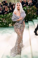 KIM KARDASHIAN at Met Gala Celebrating Sleeping Beauties: Reawakening Fashion in New York 05/06/2024