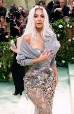 KIM KARDASHIAN at Met Gala Celebrating Sleeping Beauties: Reawakening Fashion in New York 05/06/2024