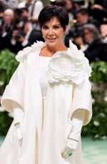 KRIS JENNER at Met Gala Celebrating Sleeping Beauties: Reawakening Fashion in New York 05/06/2024