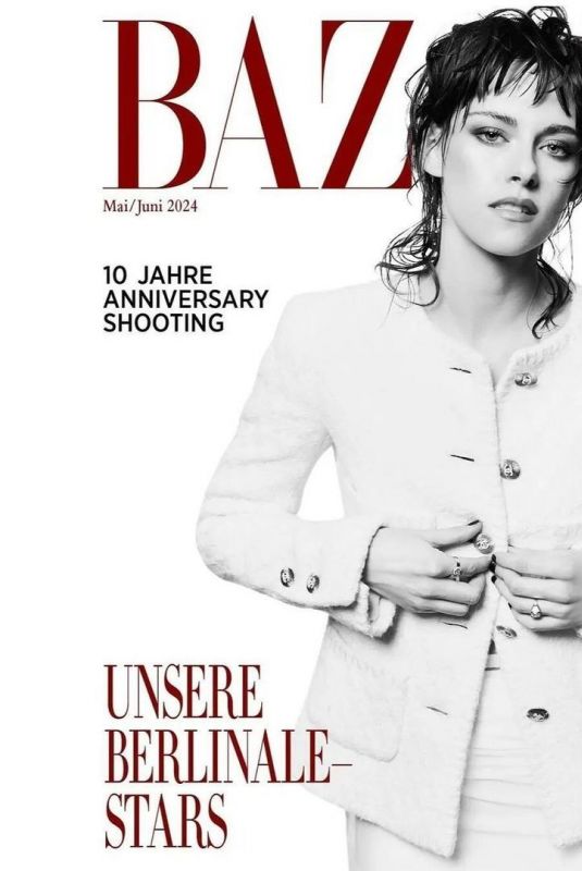 KRISTEN STEWARRT for Harper’s Bazaar Germany, May/june 2024