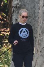 KRISTEN STEWART and DYLAN MEYER Out with Their Dog in Los Angeles 04/30/2024