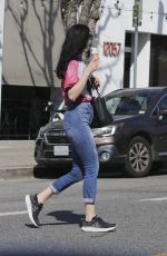 KRYSTEN RITTER Out for Ice Cream Cone at McConnell