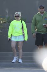 LADY GAGA and Michael Polansky Leaves a Tennis Match in Malibu 04/29/2024