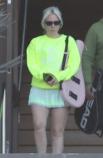 LADY GAGA and Michael Polansky Leaves a Tennis Match in Malibu 04/29/2024