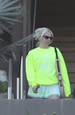 LADY GAGA and Michael Polansky Leaves a Tennis Match in Malibu 04/29/2024