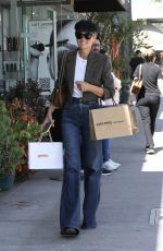 LAETICIA HALLYDAY Out Shopping in Beverly Hills 05/07/2024