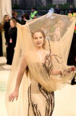 LANA DEL REY at Met Gala Celebrating Sleeping Beauties: Reawakening Fashion in New York 05/06/2024
