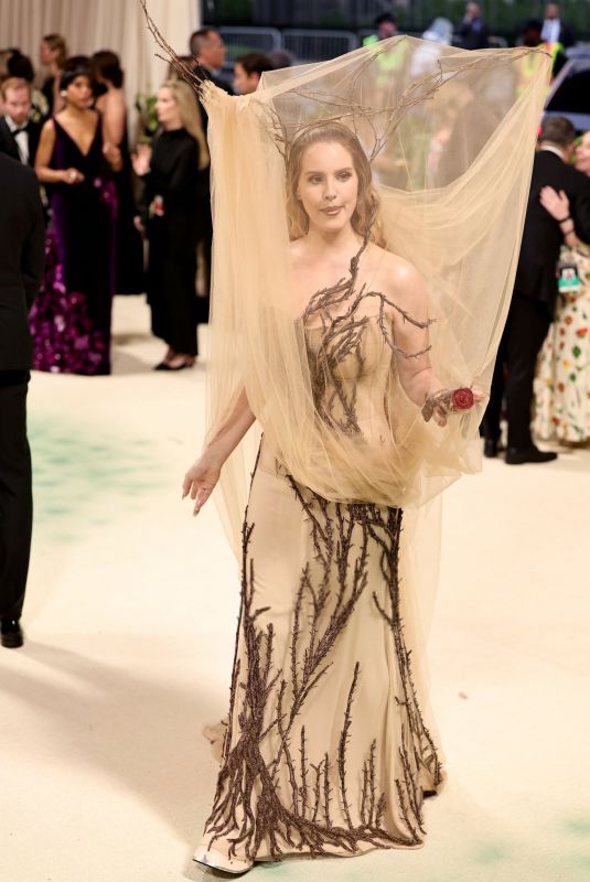 LANA DEL REY at Met Gala Celebrating Sleeping Beauties: Reawakening Fashion in New York 05/06/2024