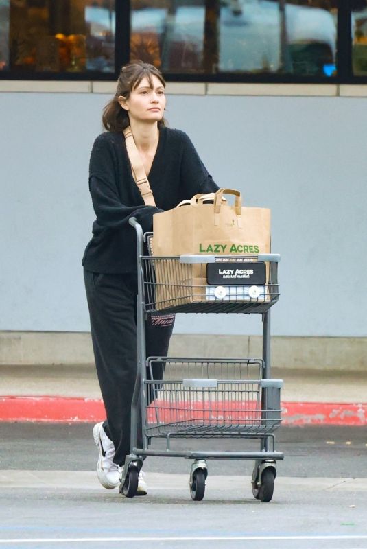LAUREN PARSEKIAN Shopping at Lazy Acres in Los Angeles 05/13/2024