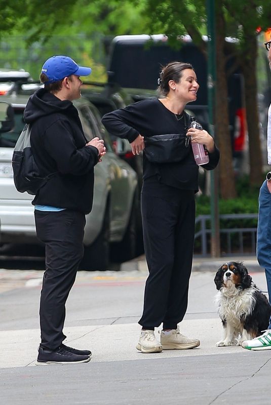 LEA MICHELE and Zandy Reich Out in New York 05/17/2024