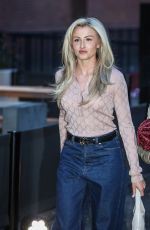 LEAH WILLIAMSON Arrives at Gucci Cruise 2025 Fashion Show in London 05/13/2024