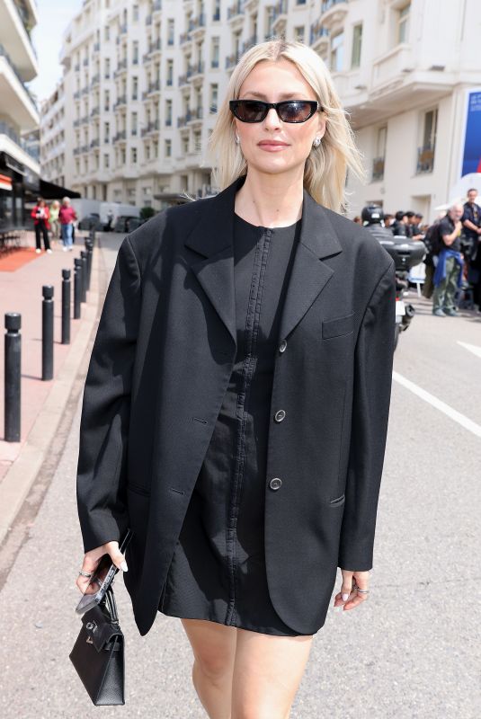 LENA GERCKE Out and About in Cannes at 77th Cannes Film Festival 05/16/2024