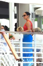 LENA MAHFOUF at Hotel du Cap Eden Roc Terrace in Cap daAntibes 05/19/2024