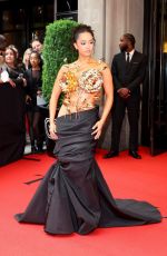 LENA MAHFOUF Leaves Mark Hotel for 2024 Met Gala in New York 05/06/2024