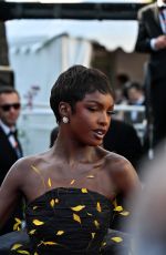 LEOMIE ANDERSON at Parthenope Premiere at 77th Cannes Film Festival 05/21/2024