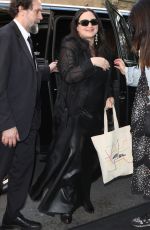 LILY GLADSTONE Arrives at Mark Hotel in New York 05/07/2024