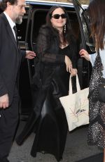 LILY GLADSTONE Arrives at Mark Hotel in New York 05/07/2024