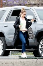 LILY JAMES Arrives on the Set of Swiped in Los Angeles 05/22/2024