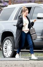 LILY JAMES Arrives on the Set of Swiped in Los Angeles 05/22/2024