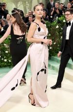 LILY JAMES at Met Gala Celebrating Sleeping Beauties: Reawakening Fashion in New York 05/06/2024