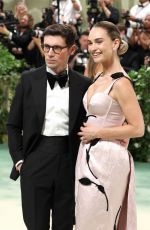 LILY JAMES at Met Gala Celebrating Sleeping Beauties: Reawakening Fashion in New York 05/06/2024