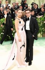 LILY JAMES at Met Gala Celebrating Sleeping Beauties: Reawakening Fashion in New York 05/06/2024