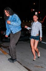 LILY-ROSE DEPP and 070 SHAKE on a Date Night at Giorgio Baldi in Santa Monica 05/10/2024