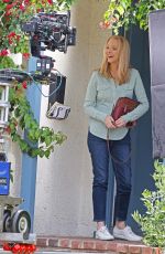 LISA KUDROW on the Set of No Good Deed in Hancock Park in Los Angeles 04/30/2024