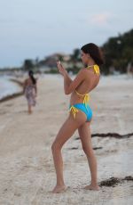 LISA OPIE and ANGEL STRONG in Bikinis at a Beach in Cancun 04/30/2024