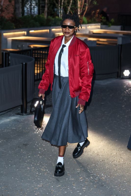 LITTLE SIMZ at Gucci Cruise 2025 Fashion Show at Tate Modern in London 05/13/2024