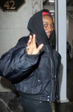 LITTLE SIMZ Leaves Fitting for Met Gala in New York 05/05/2024