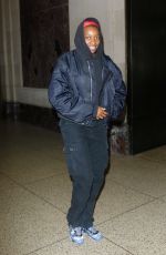 LITTLE SIMZ Leaves Fitting for Met Gala in New York 05/05/2024