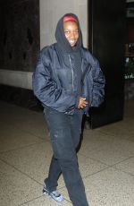 LITTLE SIMZ Leaves Fitting for Met Gala in New York 05/05/2024