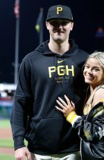 LIVVY DUNNE at Chicago Cubs vs Pittsburgh Pirates Game at PNC Park in Pittsburgh 05/11/2024