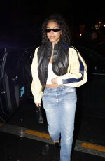 LORI HARVEY Arrives at Her Hotel in Paris 05/29/2024