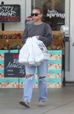 LORI HARVEY Shopping at Bristol Farms in Beverly Hills 05/02/2024
