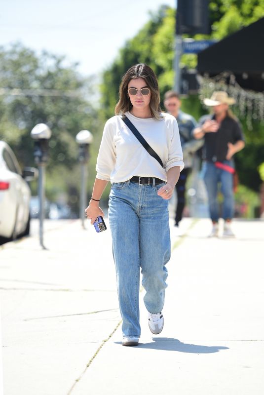 LUCY HALE Out and About in Los Angeles 05/14/2024