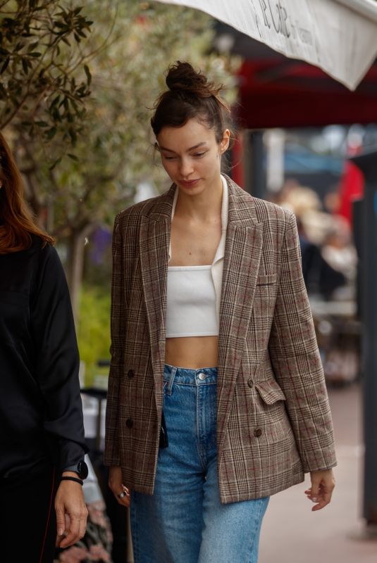 LUMA GROTHE Arrives at Hotel Martinez in Cannes 05/15/2024