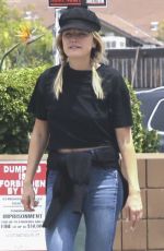 MALIN AKERMAN and Jack Donnelly Out with Their Dog in Los Angeles 05/13/2024