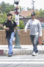 MALIN AKERMAN and Jack Donnelly Out with Their Dog in Los Angeles 05/13/2024