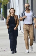 MALIN AKERMAN Out with Her Brother in Los Angeles 05/16/2024