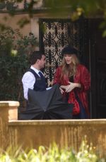 MARGOT ROBBIE on the Set of A Big Bold Beautiful Journey in Los Angeles 05/01/2024