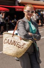 MARIA BAKALOVA Arrives at Hotel Martinez in Cannes 05/22/2024