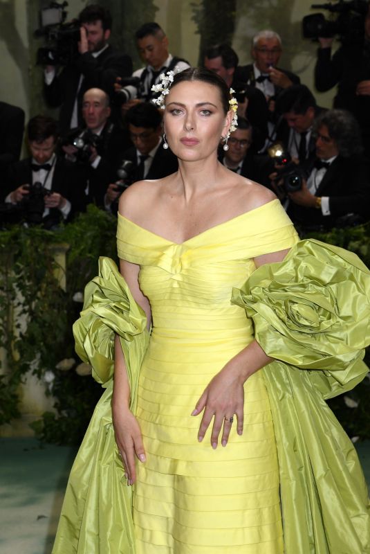 MARIA SHARAPOVA at Met Gala Celebrating Sleeping Beauties: Reawakening Fashion in New York 05/06/2024