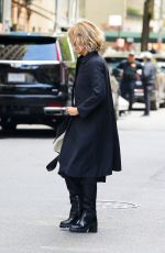 MEG RYAN Leaves Carlyle Hotel After a Fitting for Met Gala in New York 05/03/2024