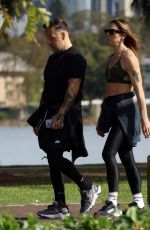 MELANIE CHISHOLM Out at Swan River in Perth 05/13/2024