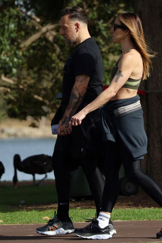 MELANIE CHISHOLM Out at Swan River in Perth 05/13/2024