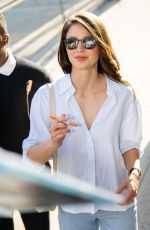 MELISSA BENOIST Arrives at Jimmy Kimmel Live in Hollywood 04/30/2024