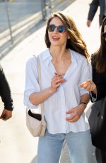MELISSA BENOIST Arrives at Jimmy Kimmel Live in Hollywood 04/30/2024